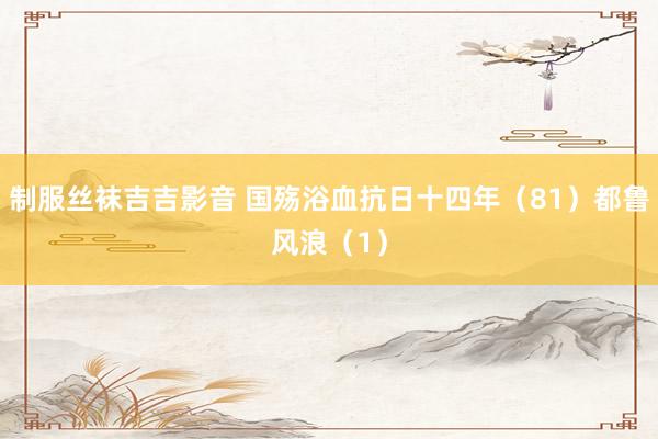制服丝袜吉吉影音 国殇浴血抗日十四年（81）都鲁风浪（1）